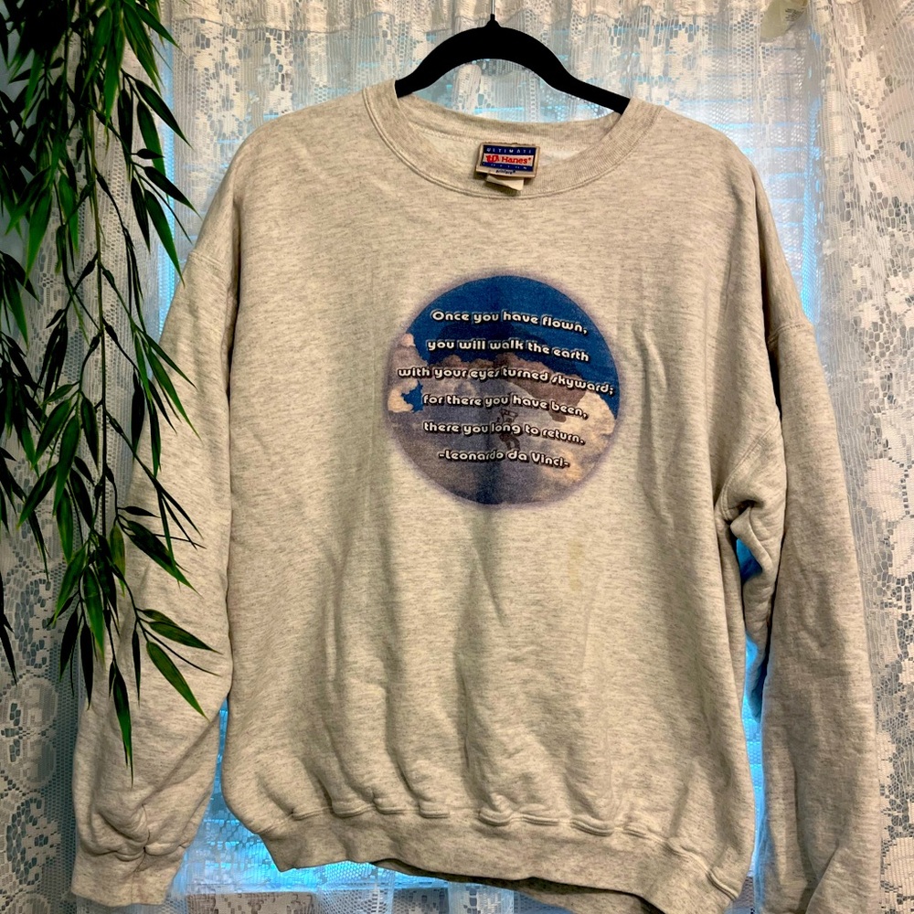 VINTAGE LEONARDO DA VINCI SWEATSHIRT
